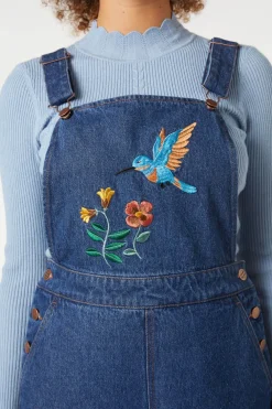 Sweet Nectar Embroidered Overall