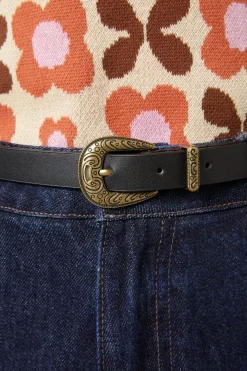 Swirls Buckle Belt