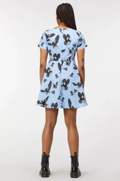 Swoopin Magpie Skater Dress