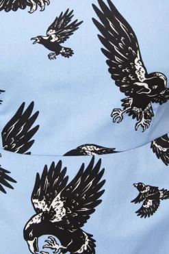 Swoopin Magpie Skater Dress