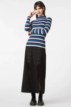 Tabby Stripe Skivvy Knit