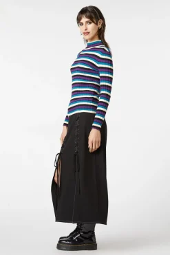 Tabby Stripe Skivvy Knit