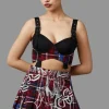 Tag Tartan Corset Top