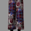 Tag Tartan Wide Leg Pants