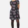 Tarot Spread Print Dress