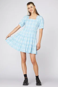 Tartan Mood Ruffle Dress