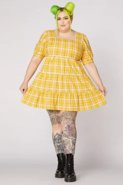 Tartan Mood Ruffle Dress