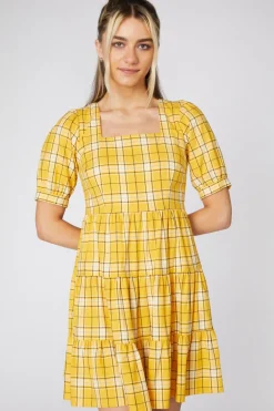 Tartan Mood Ruffle Dress