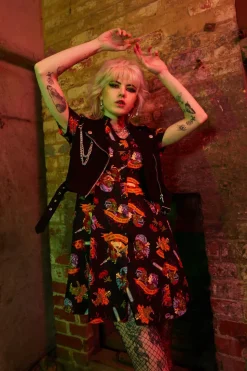 Tattoo Zombie Shirt Dress