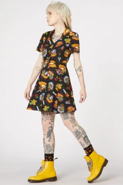 Tattoo Zombie Shirt Dress