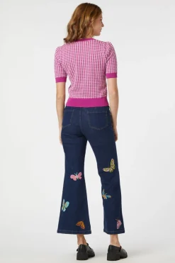 Taylor Check Knit Top