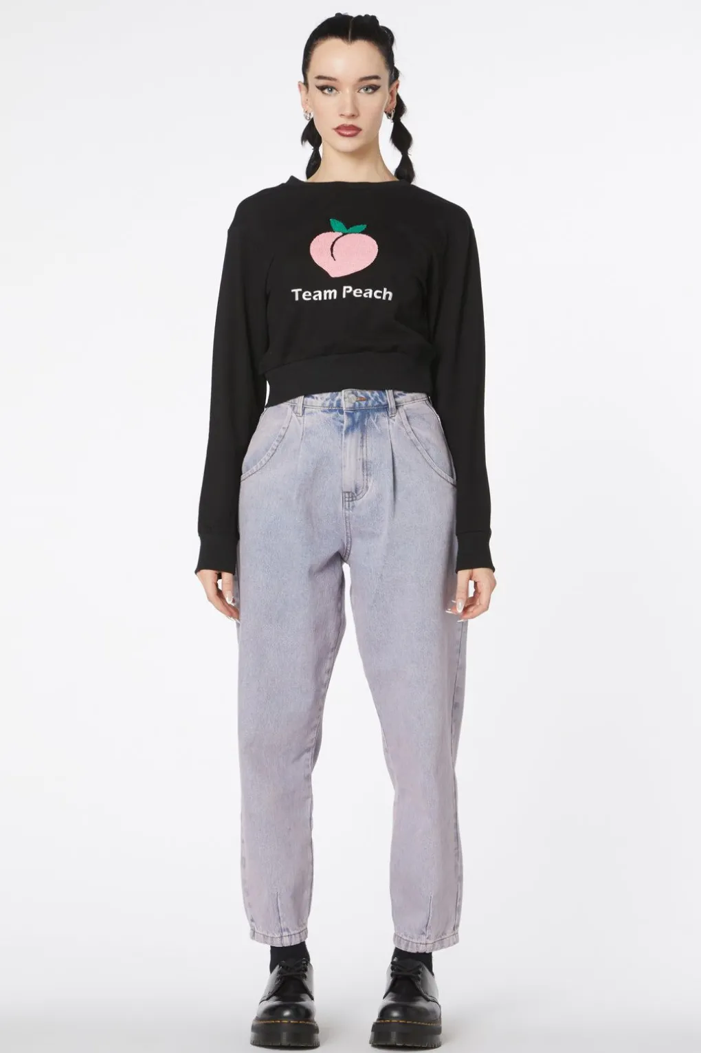 Team Peach Cotton Sweater