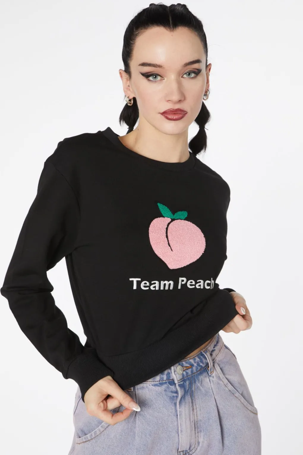 Team Peach Cotton Sweater