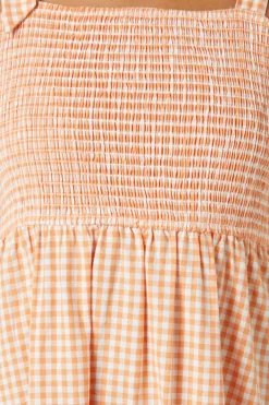 Tessa Check Midi Dress