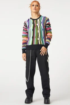 Textured Rage Knit Jumper