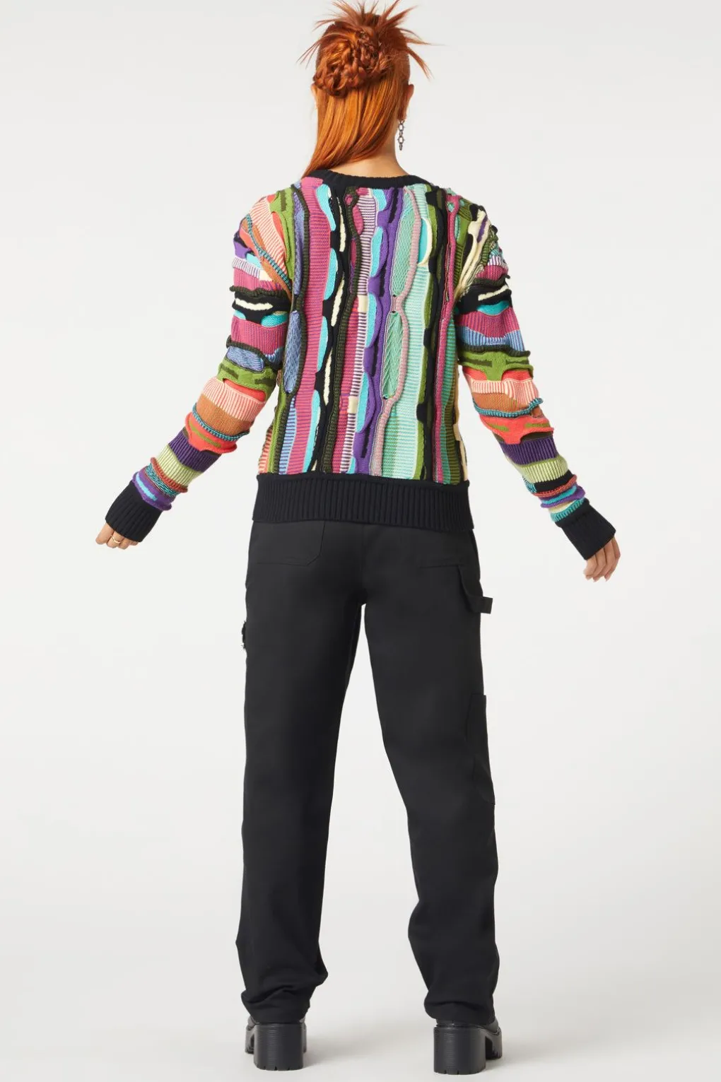 Textured Rage Knit Jumper