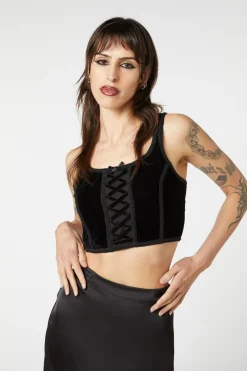 10Th House Velvet Corset