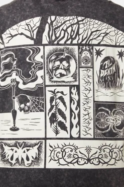 Til Death Acid Wash Tee