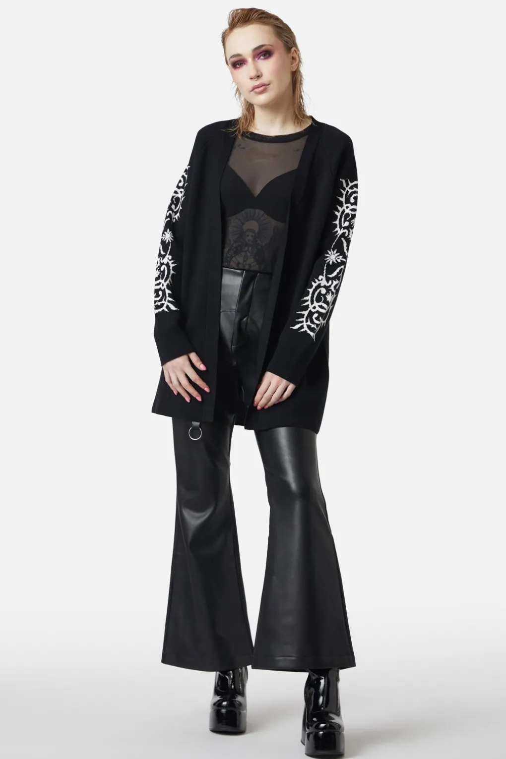 Til Death Ornate Long Cardi