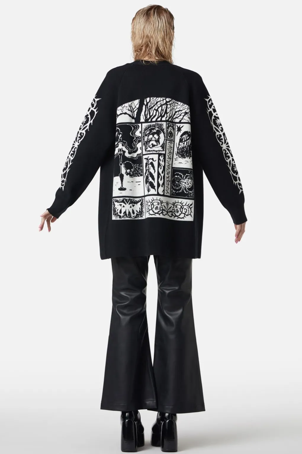 Til Death Ornate Long Cardi