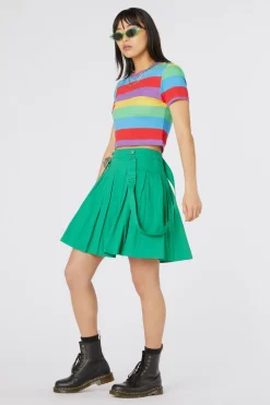 Time Out Pleated Twill Pinny