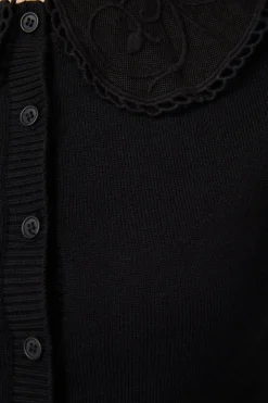 Time Passing Romantic Lace Crop Cardi