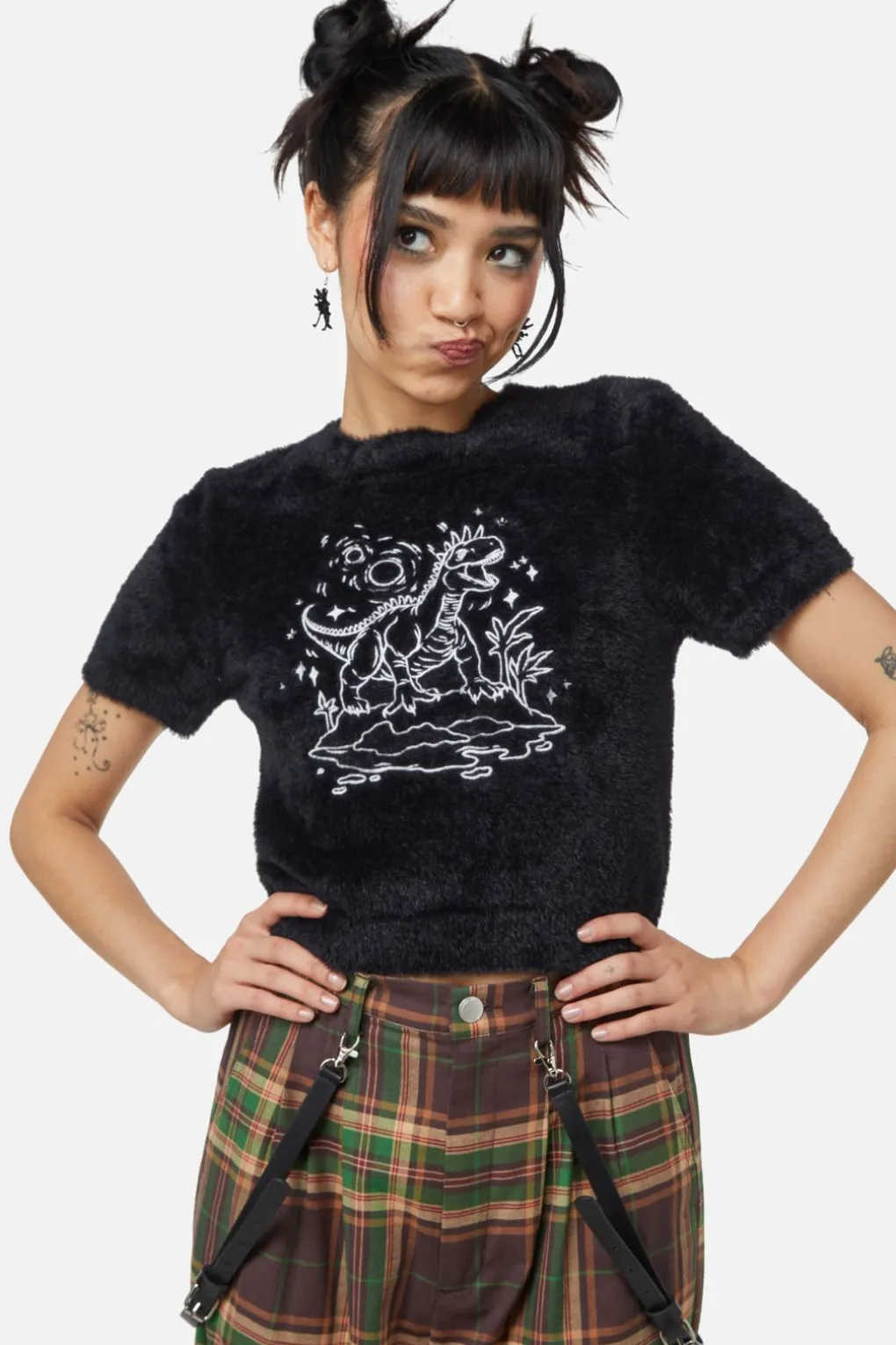 Triassic Embroidery Fluffyknit