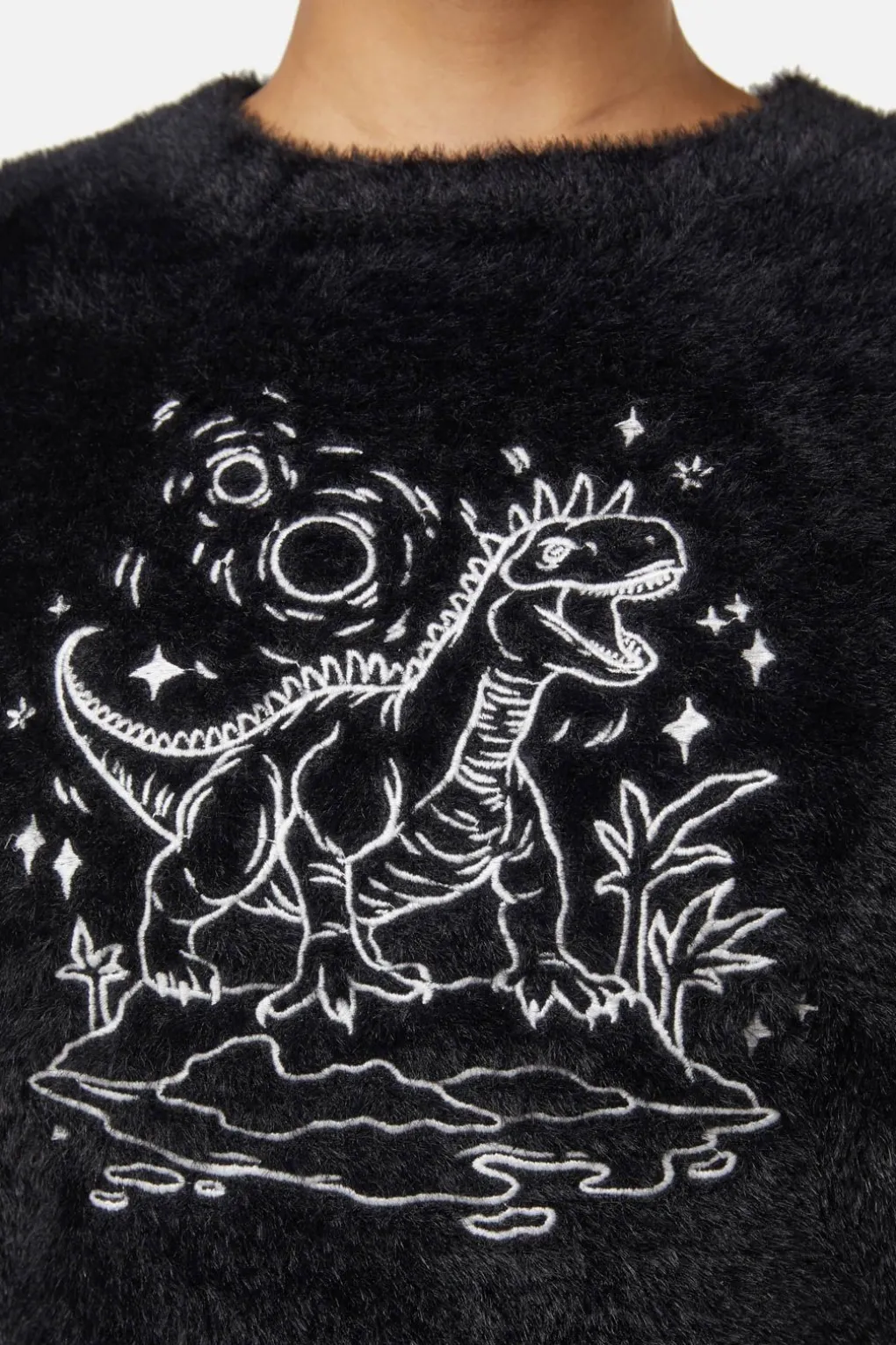 Triassic Embroidery Fluffyknit