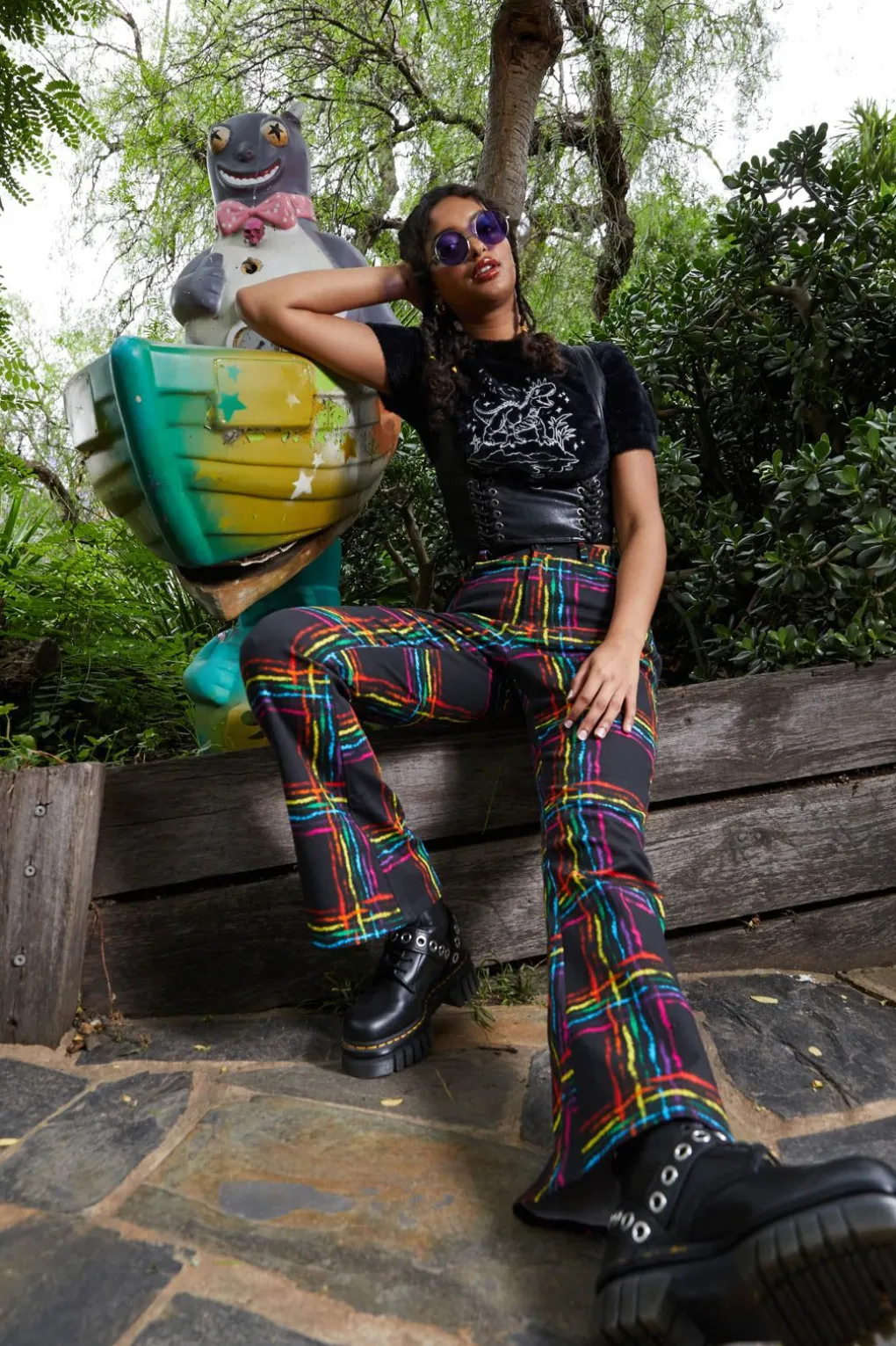 Triassic Embroidery Fluffyknit