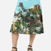 Triassic Scene Border Skirt