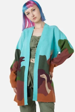 Triassic Scene Knit Cardi