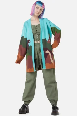 Triassic Scene Knit Cardi