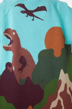 Triassic Scene Knit Cardi