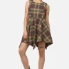 Triassic Tartan Handkerchief Pinny