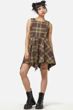 Triassic Tartan Handkerchief Pinny