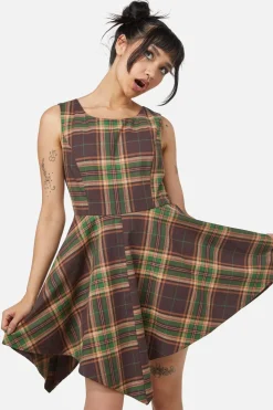 Triassic Tartan Handkerchief Pinny