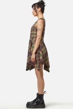 Triassic Tartan Handkerchief Pinny