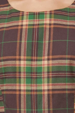 Triassic Tartan Handkerchief Pinny