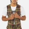 Triassic Tartan Pocket Vest