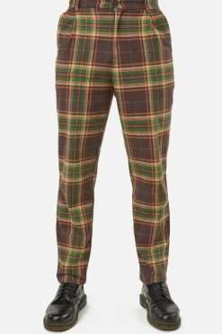 Triassic Tartan Straight Leg Pants