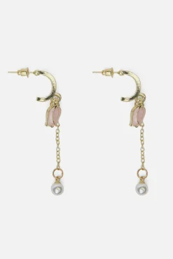Tulip Pearl Earrings