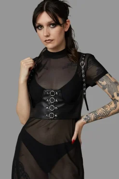 Underbust Circle Buckle Harness