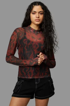 Up In Flames Top