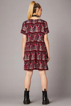 Vampire Goth Print Dress