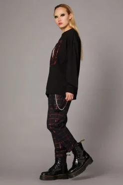 Vampire Print Sweater