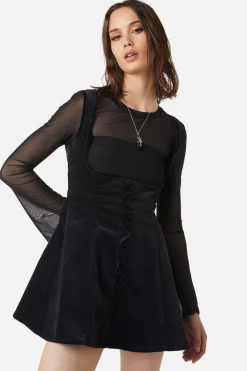 Velvet Underbust Dress