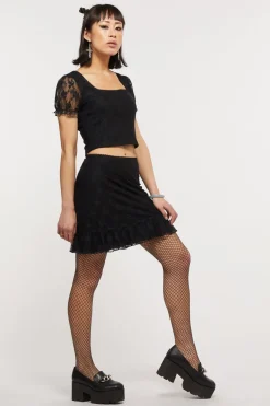 Victoria Lace Mini Skirt