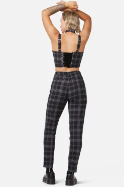 Victoria Tartan Fitted Pants