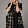 Vivid Tartan Goth Dress
