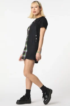 Vivid Tartan Goth Overall